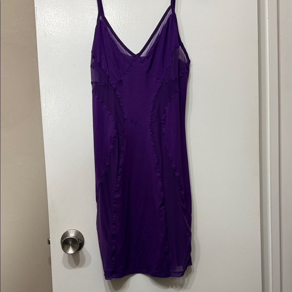 Purple Sleeveless Dress